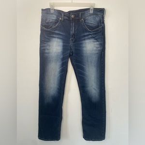 Men’s Faded Jeans - 34/32